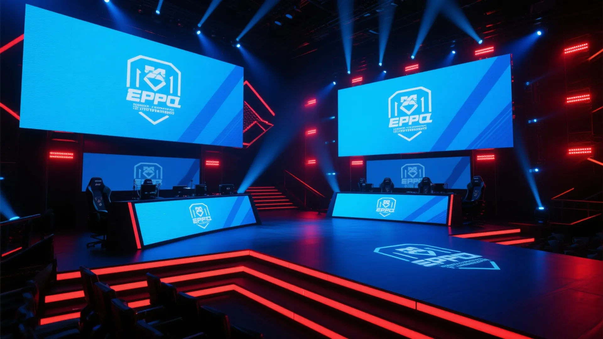 英雄联盟电竞赛事现场